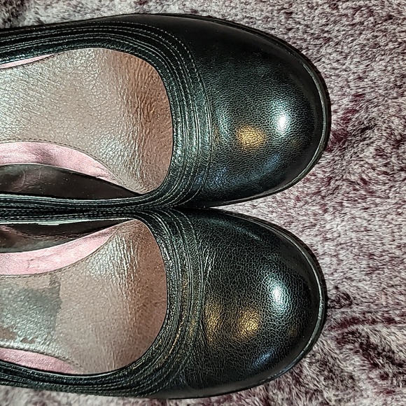 Indigo by Clarks - Black leather high heel shoes size 9 - Picture 2 of 7